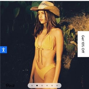 Montce Sun Sparkle Euro Bow Bikini Top